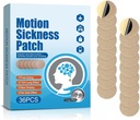 Motion Sickness Patches, 36 Count Ship EEZ Sea Sickness Patches Non Drowsy für Flugzeuge Auto Bus oder Zug, Fast Acting & 72 Hours Long Last (36 Count (Pack von 1))