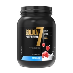 Maxler Golden 7 Protein Blend - Protein Pulver für Muskelaufbau & Recovery - Erdbeerprotein Pulver 2 lb