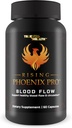 Rising Phoenix Pro Blood Flow - L-Arginine Blutzirkulationsergänzung - Unsere beste Zirkulationsergänzung Pro Rising Phoenix männliche Pille für gesunde Zirkulation - Unsere beste Blutflussergänzung für Männer