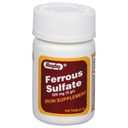 Rugby Ferrous Sulfat 325mg Tabletten - Eisen Supplement für Damen und Herren - 100 Count (1 Pack)