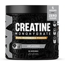 Alle Schwarz Alles Kreatin Monhydrate | 60 Servierungen | Unflavored | Micronized Amino Acid Powder | Cellular Energy | Kognitive Funktion | Glutenfrei und Keto Friendly