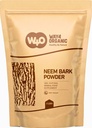 Neem Bark Pulver 16 Oz (1 lb) - Zahn- und Verdauungsunterstützung - Zahnpulver - Way4Organic