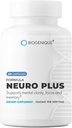 Neuro Plus Formel, Brain Boosting & Focus Vitamin Supplement - Verbessern Sie Gedächtnis, Fokus & Mental Clarity 60 Kapseln - Made in USA - Non-GMO, Gluten Free