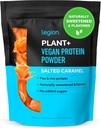LEGION Plant+ Vegan Protein Pulver, Reis und Erbsen, pflanzliche Proteinmischung. Glutenfrei, GMO-frei, natürlich gesüßt und geflammt, 20 Servierungen, 2 Lbs (Salted Caramel)