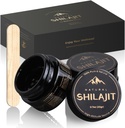 Shilajit Natural Himalayan Organic Resin 20 Gramm, reine Shilajit Ergänzung angereicherte Fulvic Acid & 85+ Trace Minerals, Pflanzenbasierte Nährstoffe für Energie, Unterstützung Stoffwechsel & Immunsystem