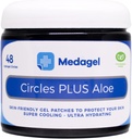 Circles Plus Aloe, Paraben Free Hydrogel Pads, Blister Prevention, Instant Cooling & beruhigende Entlastung für Pflege Schmerzen, Bug Bites, Blisters, Minor Burns & Chafing, 48 Circular Pads