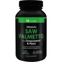 ML Naturals Saw Palmetto 1000 mg 120 Vegan Kapseln. 3 in 1. Premium-Qualität mit Octacosanol & Maca. Prostata, Urinary Health, Circulatory Health, Natural Energizer, NSF-Certified & cGMP-Compliant