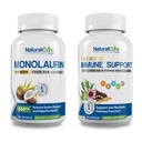 Natural Cure Labs Bundle: Premium Monolaurin 600mg + Immununterstützung