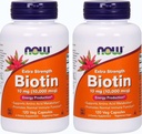 Jetzt Lebensmittel Biotin 10 mg Extra Stärke 120 Vcaps, Packung von 2