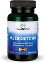 Swanson Astaxanthin Eye Vision Brain Skin Health Antioxidans Support Supplement (Astaxanthin 4 mg) 60 Softgels Sgels