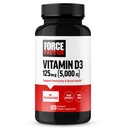 FORCE FACTOR Vitamin D3 5000 IU Softgels, Vitamin D-Zusatz zur Unterstützung von Immunität und Knochengesundheit, Premium-Qualität, keine Konservierungsmittel, 120 Softgels