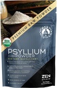 Bio Psyllium Husk Pulver - Premium indische natürliche lösliche Faserergänzung, natürliche Laxative, perfekte Colon Cleanser & Body Detox - Glutenfrei, Vegan & Keto Friendly (8oz)