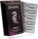 DRAGONX Silber Male Ergänzung für Stamina, Stärke, Energie, Ausdauer und Antrieb. Schnelles Aktivieren, lang anhaltende Formel | 10 Kapseln