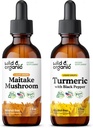 Maitake Pilz Tinktur 2 fl oz & Kurkuma Tinktur 2 fl oz