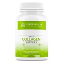 Multi Collagen Peptide Kapseln -Non-GMO&Gluten Free Type I, II, III, V, X Hydrolyzed Collagen Ergänzungen mit Vitamin C - Unterstützt gesundes Haar, Haut, Nägel, & Gelenke - 120 CPS