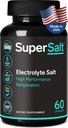 Keto Elektrolyt Ergänzung, Salz Ersatz Tablets für schnelle orale Rehydration & Post Workout Erholung, Magnesium, Zink, Natrium, Kupfer | 60 Kapseln | Stoppen Leg Cramps und Wiederherstellen Energie