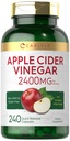 Carlyle Apple Cider Vinegar Capsule | 2400mg | 240 Count | Non OGM, Gluten Free Supplement