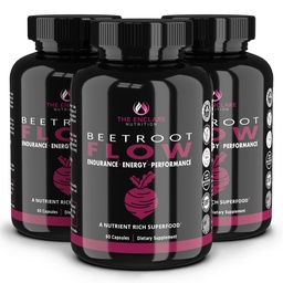 THE ENCLARE NUTRITION Beet Root Powder Capsules, Beetroot 1300mg. Nitric Oxid Ergänzungen für Männer, unterstützt Gut Gesundheit für Frauen, Energie, Gehirn, Sportliche Leistung, Herzgesundheit Non GMO 180ct (3)