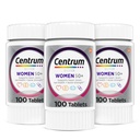 Centrum Silver Women's Multivitamin for Women 50 Plus, Multivitamin/Multimineral Supplement mit Vitamin D3, B Vitamine, Calcium und Antioxidantien, Glutenfrei, Non-GMO Zutaten - 300 Count