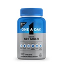 Ein Tag Männer 50+ Multivitamine, Ergänzung mit A, C, D, E und Zink für Immungesundheit*, Calcium & More, 100 Tabletten