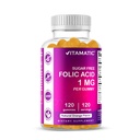 Vitamatic Folic Acid Gummies 1000 mcg (1 mg) - ein essentielles pränatales Vitamin für Mutter & Baby - Vitamin B9-120 Vegan Gummi (1)