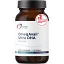 Designs für Gesundheit OmegAvail Ultra DHA - Hochkonzentriertes DHA Triglycerid Fischöl, TG Fischöl mit 500mg DHA + 100mg EPA - Kein fischiger Nachgeschmack (60 Softgels)