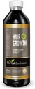 Haarwachstum Plus 12oz - Bamboo Haarprodukt mit Kollagen, Keratin und Vitaminen für Frauen und Männer - Gesundes Haar, Haut und Nägel - 1 Flasche