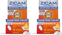 Zicam Ultra Cold Remedy Zinc Rapidmelts, Orange Cream Flavor, Homöopathic, Kalte Verkürzung Medizin, verkürzt Kalte Dauer, Sugar-Free, Dye-Free, 18 Count (Pack von 2)