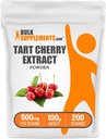 BulkSupplements.com Tart Cherry Extract Powder - Tart Cherry Supplement, Kräuterergänzung - Antioxidans Quelle, Glutenfrei, 500mg pro Servierung, 100g (3,5 oz) (Pack von 1)