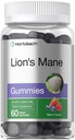 Horbäach Lion's Mane Supplement | 60 Vegangummis für Erwachsene | Non-GMO und glutenfrei