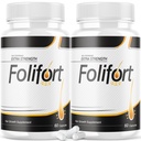 IDEAL PERFORMANCE (2 Pack) Folifort Haarwachstum Pillen Felfort Extra Kraft Vitamine Bewertungen Versorgung (120 Kapseln)