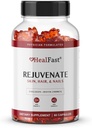 HealFast Rejuvenate Vitamin and Mineral Gummy Supplement - Kollagengummis + Vitamine, Biotin und Zink - Anti Aging Beauty & Skin Supplement Klinisch-Studied & Physician Formuliert - 60 Zähler