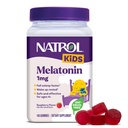 Natrol Kinder Melatonin Gummies 1mg, Kinder Melatonin für erholsamen Schlaf, 140 Himbeer-Geschmack Schlaf Gummies, 140 Tage Versorgung