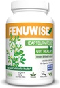 Natürliche Fenugreek Fiber Kapsel Ergänzung für Säure Relief - Premium Vegan Nahrungsergänzung Unterstützung Verdauungsgesundheit, 120 Zähler