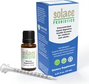 Solace Probiotics Flüssige Formel für Erwachsene und Kinder - Konzentrierte Mischung für Verdauungs- und Immunität, Klinisch getestet, Einfache Syringe Anwendung, Allergiker - 15mL