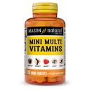 MASON NATURAL Mini Multi Vitamine, Vitamine A, C, D3, E, B1, B2, B3, B6, B12, Folat und Calcium für Gesamtgesundheit, 100 Tage Versorgung