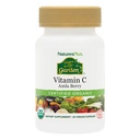 Natures Plus Quelle des Lebens Garten zertifiziert Bio Vitamin C - 500 mg, 60 Vegan Kapseln - Ganze Nahrung Immununterstützung Nahrungsergänzungsmittel, Antioxidans - Vegetarisch, Glutenfrei - 30 Portionen
