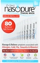 Nasopure Nasal Wash, Wert-Refill-Kit, “The Nicer Neti Pot” Sinus Wash Kit, Komfortable Nasal Rinse 80 Salzpakete (3.75 Gramm pro), Nasal Congestion, Cold, Flu, Allergy, Nasal Bewässerungssystem