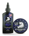 Bossman Jelly Bartöl für Herren &amp; Bart Balm für Herren Combo - Royal Oud Scent