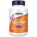 JETZT Ergänzungen, Lecithin 1200 mg mit natürlich vorkommenden Phosphatidyl Cholin, 100 Softgels