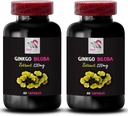 Ginkgo biloba Blatt Vorteile - GINKGO BILOBA EXTRACT - Kräuterextrakt Vorteile, Botanische Antioxidans Ergänzung, Ginkgo biloba Antioxidans Formel, Kräuter Antioxidans Eigenschaften 2 Flaschen 120 Caps