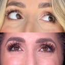 NutraLash von Nutralux Brow und Lash Growth Serum mit organischen Inhaltsstoffen Für empfindliche Augen - nicht reizend: Rizinusöl (hexanfrei) + Vitamin E + Keratin + Biotin, Peptide, Swertia Japonica Extract, Kürbis Öl, Acorus Calamus Root Extract, Panax Ginseng Extract, Pentylene Glycol Conditioning für Haarwachstum