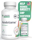 Anxietame - 60 Count, L-Theanine Ergänzung zur Unterstützung von Depression und Stress, natürliche Mood Unterstützung und Schlafhilfe Ergänzung
