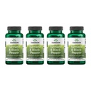 Swanson Turmeric & Black Pepper - Organic Joint Health, Heart Health, Digestion, & Liver Support Supplement - Natürliche Formel für verbesserte Bioverfügbarkeit & Absorption - (60 Veggie Kapseln) 4 Pack