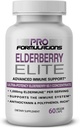 Pro Formulierungen — Elderberry Elite — Strongest Available Elderberry Extract 65:1 — Advanced Immune Support Capsules - 60 ct — 1000 mg pro Servierung — Vegetarisch, keine künstlichen Farben oder Geschmacksrichtungen