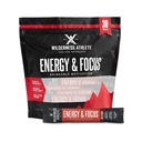 Wilderness Athlete - Energy & Focus | Energy Booster for Women & Men - Energy Drink Mix with Natural Caffeine - Low-Carb, Zero Energy Drink Powder - 30 Servier Energy Drink Packets (Wild Berry)
