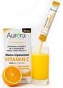 Aurora Nutrascience Nano-Pack Liposomal Vitamin C Pulver-Getränk-Mix, Immununterstützung, hohe Stärke 3.000 mg pro Servieren 10 Single Serve Packets, Orange