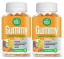 Kinder Vitamine - Komplette täglich essentielle Kinder Multivitamin und Mineralien für Gesamt-Wellness, 90 Gummi ergänzt Frucht Geschmack, keine künstliche Zucker, Milch und Gluten frei (2)
