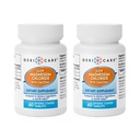 Gericare Slow Magnesium Chloride | Calcium Tabletten von Geri-Care | Nahrungsergänzungsmittel | 60 Count Bottle (Pack von 2)