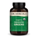 Dr. Mercola Organic Fermented Greens, 30 Servierungen (180 Kapseln), Nahrungsergänzungsmittel, Unterstützt Immungesundheit, Non-GMO, zertifiziert USDA Organic